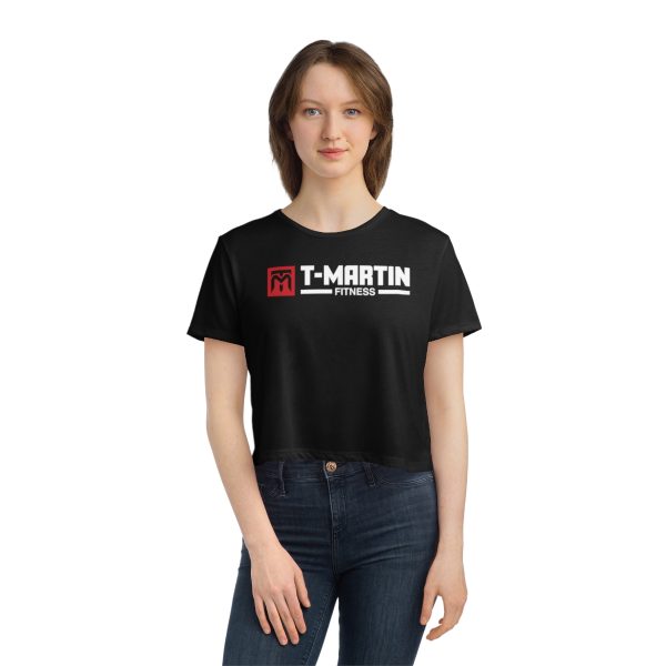Women's Flowy Cropped Tee - Image 4